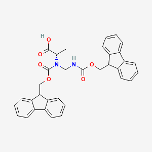 molecular formula C34H30N2O6 B1440438 二-fmoc-n-α-氨基甲基-l-丙氨酸 CAS No. 1562433-56-0