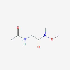 2-acetamido-N-methoxy-N-methylacetamide