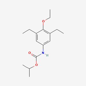 molecular formula C16H25NO3 B14404451 Propan-2-yl (4-ethoxy-3,5-diethylphenyl)carbamate CAS No. 84971-54-0