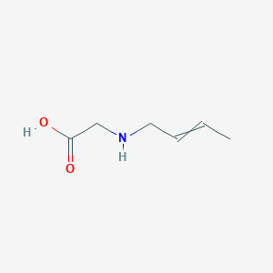 molecular formula C6H11NO2 B14404456 N-But-2-en-1-ylglycine CAS No. 83768-90-5