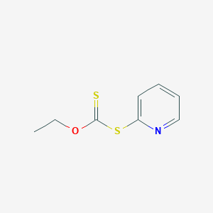 molecular formula C8H9NOS2 B14404465 O-Ethyl S-pyridin-2-yl carbonodithioate CAS No. 87234-26-2