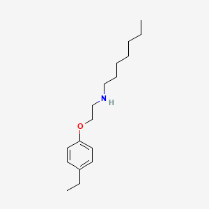 N-[2-(4-Ethylphenoxy)ethyl]-1-heptanamine
