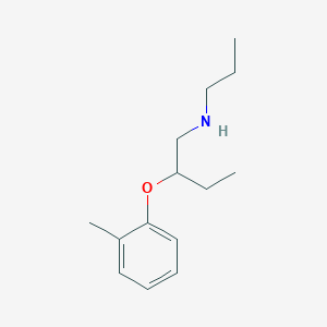 molecular formula C14H23NO B1440461 2-(2-Methylphenoxy)-N-propyl-1-butanamine CAS No. 1040685-03-7