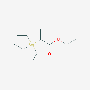 molecular formula C12H26GeO2 B14404647 Propan-2-yl 2-(triethylgermyl)propanoate CAS No. 88011-29-4