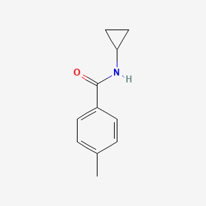 molecular formula C11H13NO B14404759 N-cyclopropyl-4-methylbenzamide CAS No. 88229-12-3