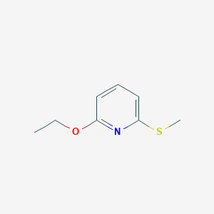 molecular formula C8H11NOS B14404799 2-Ethoxy-6-(methylsulfanyl)pyridine CAS No. 87512-16-1