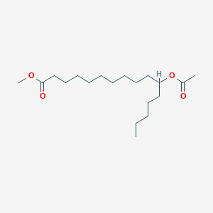molecular formula C19H36O4 B14404831 Methyl 11-acetoxyhexadecanoate CAS No. 88167-64-0