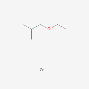 molecular formula C6H14OZn B14404945 1-Ethoxy-2-methylpropane;ZINC CAS No. 88029-15-6