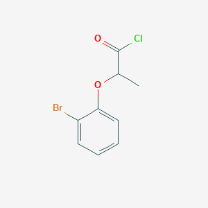 molecular formula C9H8BrClO2 B1440511 2-(2-Bromophenoxy)propanoyl chloride CAS No. 1160249-17-1