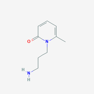 molecular formula C9H14N2O B1440531 1-(3-aminopropyl)-6-methylpyridin-2-one CAS No. 1176063-22-1