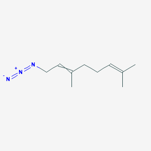 molecular formula C10H17N3 B14405326 1-azido-3,7-dimethylocta-2,6-diene CAS No. 84457-88-5