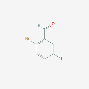 molecular formula C7H4BrIO B1440543 2-Bromo-5-iodobenzaldehyde CAS No. 1032231-24-5