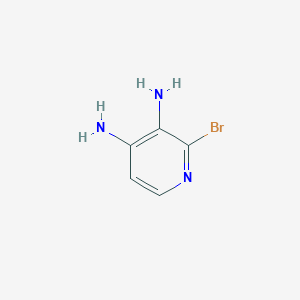 molecular formula C5H6BrN3 B1440548 2-Bromopyridine-3,4-diamine CAS No. 189230-41-9