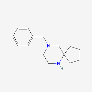 molecular formula C15H22N2 B1440549 9-Benzyl-6,9-diazaspiro[4.5]decane CAS No. 1248907-99-4