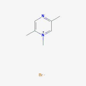 molecular formula C7H11BrN2 B14405509 1,2,5-Trimethylpyrazin-1-ium bromide CAS No. 88234-17-7