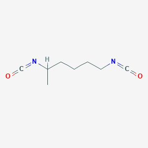 molecular formula C8H12N2O2 B14405536 Hexane, 1,5-diisocyanato- CAS No. 86850-80-8