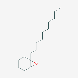 molecular formula C16H30O B14405559 1-Decyl-7-oxabicyclo[4.1.0]heptane CAS No. 86976-35-4