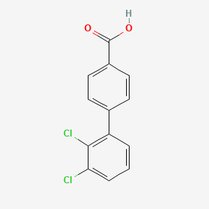 molecular formula C13H8Cl2O2 B1440562 4-(2,3-Dichlorophenyl)benzoic acid CAS No. 7111-63-9
