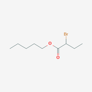 molecular formula C9H17BrO2 B14405643 Pentyl 2-bromobutanoate CAS No. 86711-75-3
