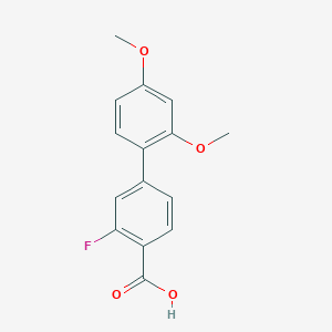 4-(2,4-Dimethoxyphenyl)-2-fluorobenzoic acid