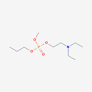 molecular formula C10H24NO4P B14405660 2-(Diethylamino)ethyl methyl propyl phosphate CAS No. 87728-57-2