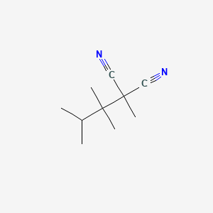 molecular formula C10H16N2 B14405697 Methyl(1,1,2-trimethylpropyl)malononitrile CAS No. 85688-96-6