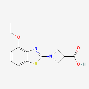 1-(4-Ethoxy-1,3-benzothiazol-2-yl)azetidine-3-carboxylic acid