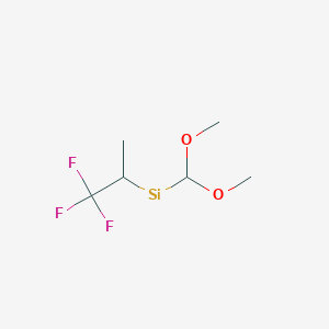 molecular formula C6H11F3O2Si B14405762 CID 78067602 