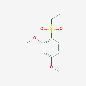 molecular formula C10H14O4S B14405793 1-(Ethanesulfonyl)-2,4-dimethoxybenzene CAS No. 85477-05-0