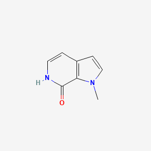 molecular formula C8H8N2O B1440582 1-methyl-1,6-dihydro-7H-pyrrolo[2,3-c]pyridin-7-one CAS No. 1311314-54-1