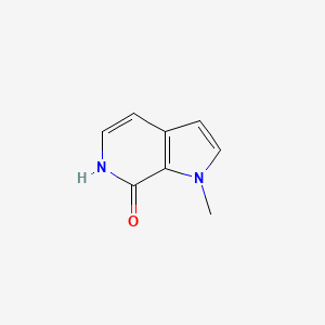 1-methyl-1,6-dihydro-7H-pyrrolo[2,3-c]pyridin-7-one