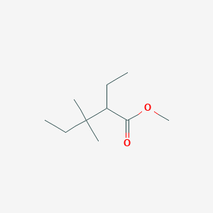molecular formula C10H20O2 B14405833 Methyl 2-ethyl-3,3-dimethylpentanoate CAS No. 88246-55-3