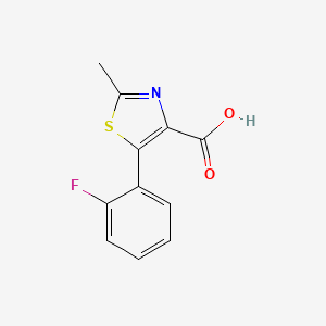 5-(2-Fluorophenyl)-2-methyl-1,3-thiazole-4-carboxylic acid