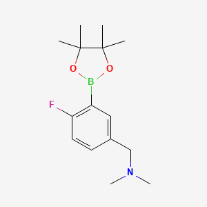 2-Fluoro-5-(dimethylaminomethyl)phenylboronic acid pinacol ester
