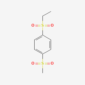 molecular formula C9H12O4S2 B14405890 1-(Ethanesulfonyl)-4-(methanesulfonyl)benzene CAS No. 83514-65-2