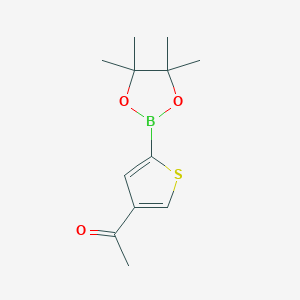 1-(5-(4,4,5,5-Tetramethyl-1,3,2-dioxaborolan-2-YL)thiophen-3-YL)ethanone