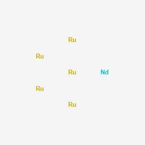 molecular formula NdRu5 B14405937 Neodymium--ruthenium (1/5) CAS No. 88387-65-9