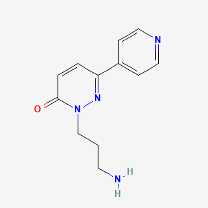2-(3-aminopropyl)-6-pyridin-4-ylpyridazin-3(2H)-one