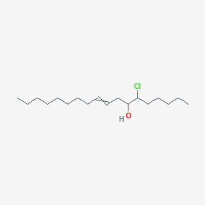 molecular formula C18H35ClO B14405961 6-Chlorooctadec-9-EN-7-OL CAS No. 89682-73-5