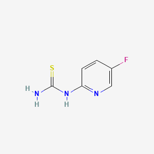 molecular formula C6H6FN3S B1440599 1-(5-Fluoropyridin-2-yl)thiourea CAS No. 1192559-25-3