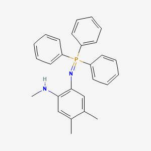 molecular formula C27H27N2P B14406095 N,4,5-Trimethyl-2-[(triphenyl-lambda~5~-phosphanylidene)amino]aniline CAS No. 88258-98-4
