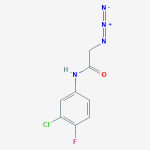 molecular formula C8H6ClFN4O B1440610 2-azido-N-(3-chloro-4-fluorophenyl)acetamide CAS No. 1093981-49-7