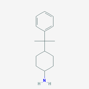 molecular formula C15H23N B14406187 4-(2-Phenylpropan-2-yl)cyclohexan-1-amine CAS No. 88247-37-4