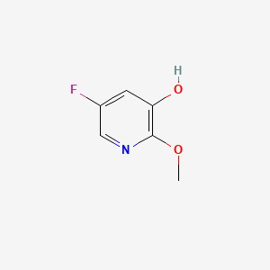 molecular formula C6H6FNO2 B1440621 5-Fluoro-3-hydroxy-2-methoxypyridine CAS No. 1233025-58-5