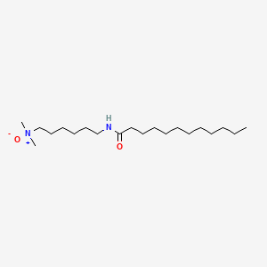 molecular formula C20H42N2O2 B14406211 Dodecanamide, N-(6-(dimethyloxidoamino)hexyl)- CAS No. 86321-44-0