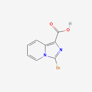 molecular formula C8H5BrN2O2 B1440626 3-Bromoimidazo[1,5-a]pyridine-1-carboxylic acid CAS No. 1119512-48-9