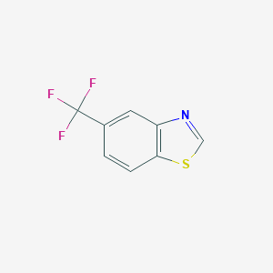 molecular formula C8H4F3NS B144063 5-(Trifluoromethyl)-1,3-benzothiazole CAS No. 131337-62-7