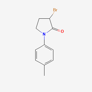 3-Bromo-1-(4-methylphenyl)pyrrolidin-2-one