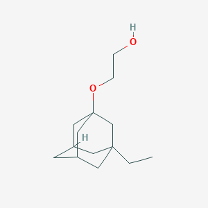 molecular formula C14H24O2 B1440632 2-[(3-Ethyl-1-adamantyl)oxy]ethanol CAS No. 1266678-99-2