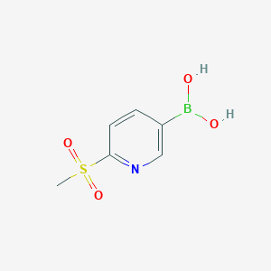 2-(Methylsulfonyl)pyridine-5-boronic acid